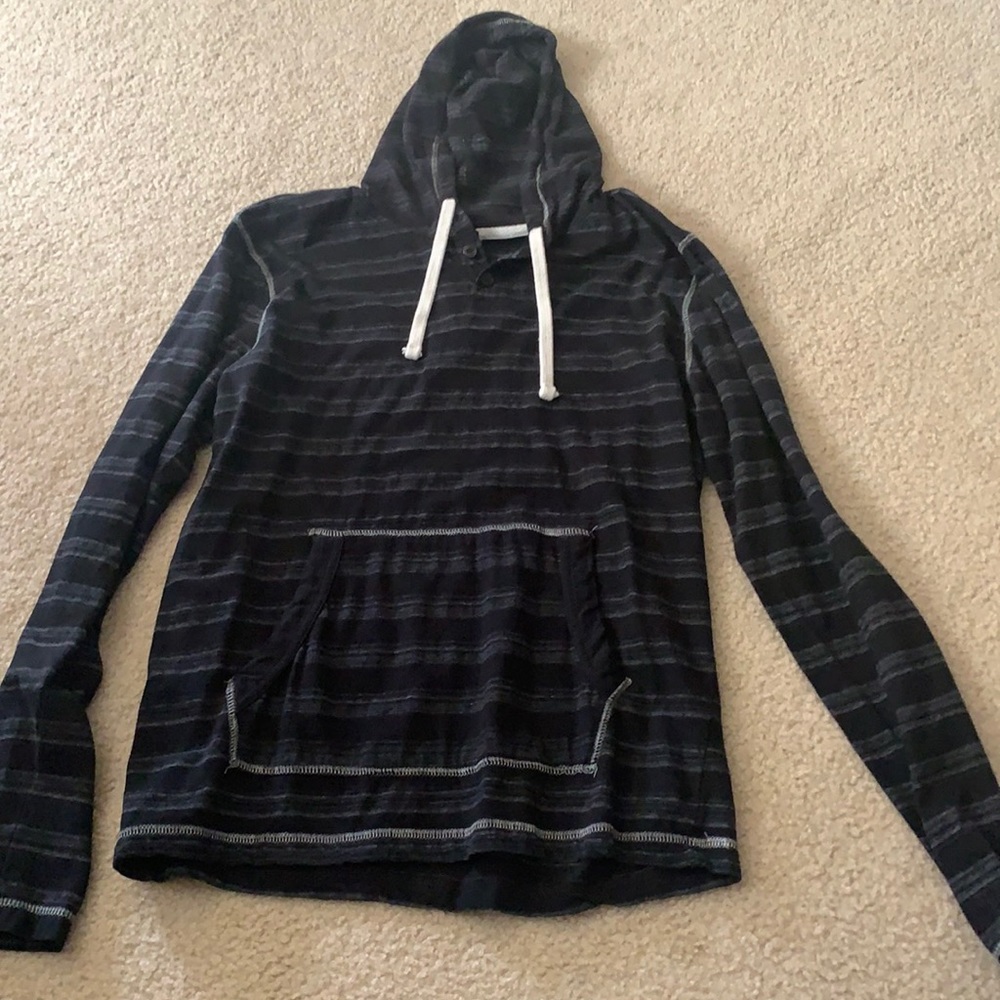 Rustic Blue boys large lightweight hoodie